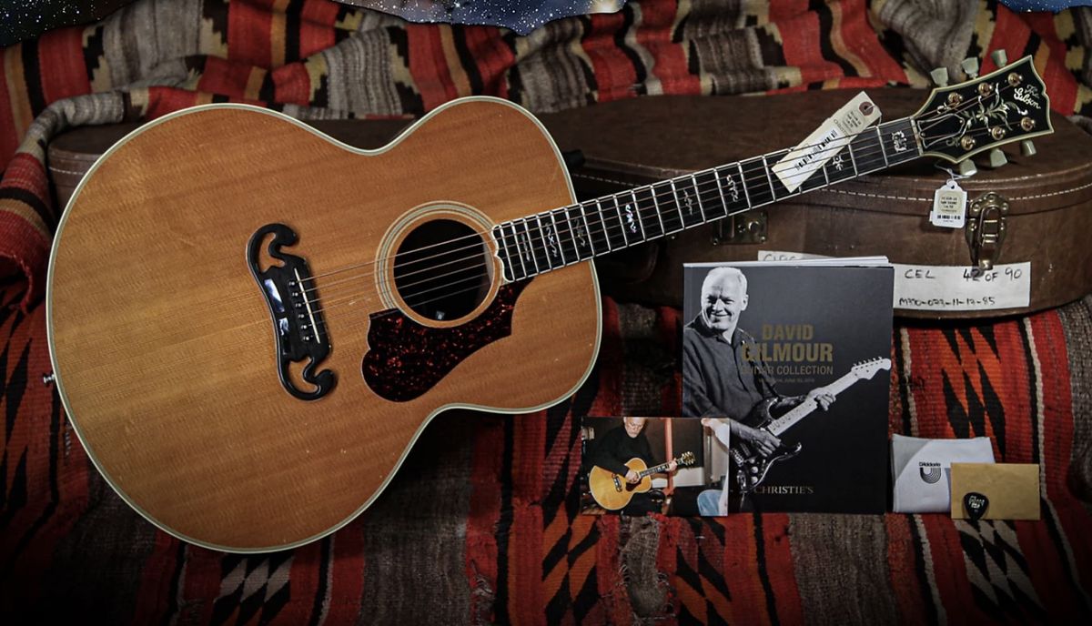 David Gilmour&#039;s 1985 Gibson J-200 Celebrity Edition 