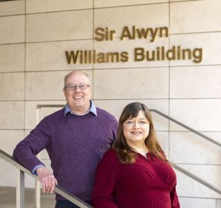 Professor Phil Trinder and Jill Dykes, co-directors of the Glasgow computer science innovation lab, GLACSIL