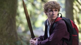 Percy wields a sword in Percy Jackson and the Olympians season 2