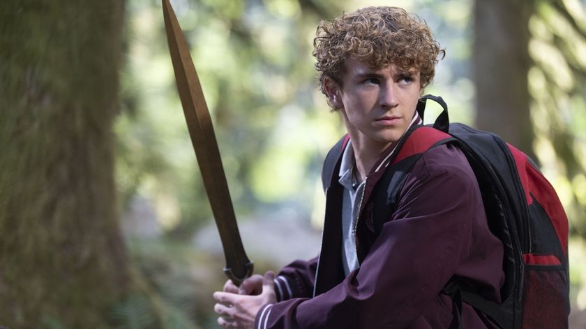 Percy wields a sword in Percy Jackson and the Olympians season 2