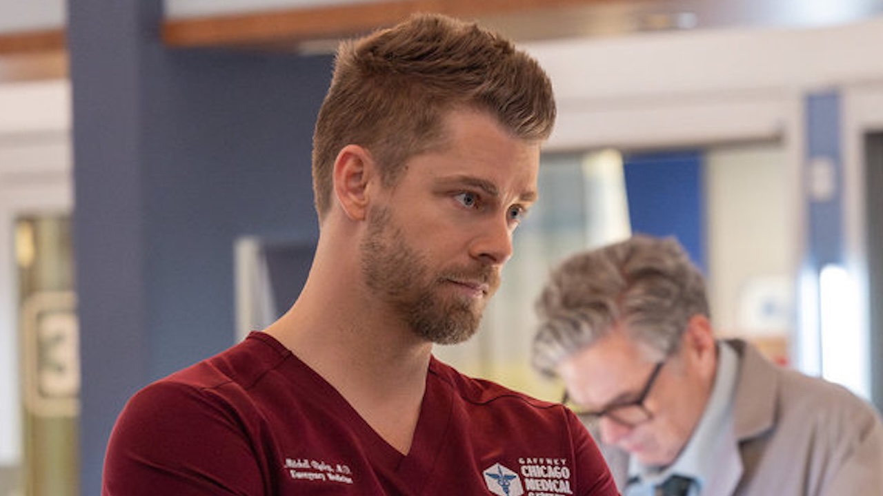 Luke Mitchell in the ED in Chicago Med Season 11x07