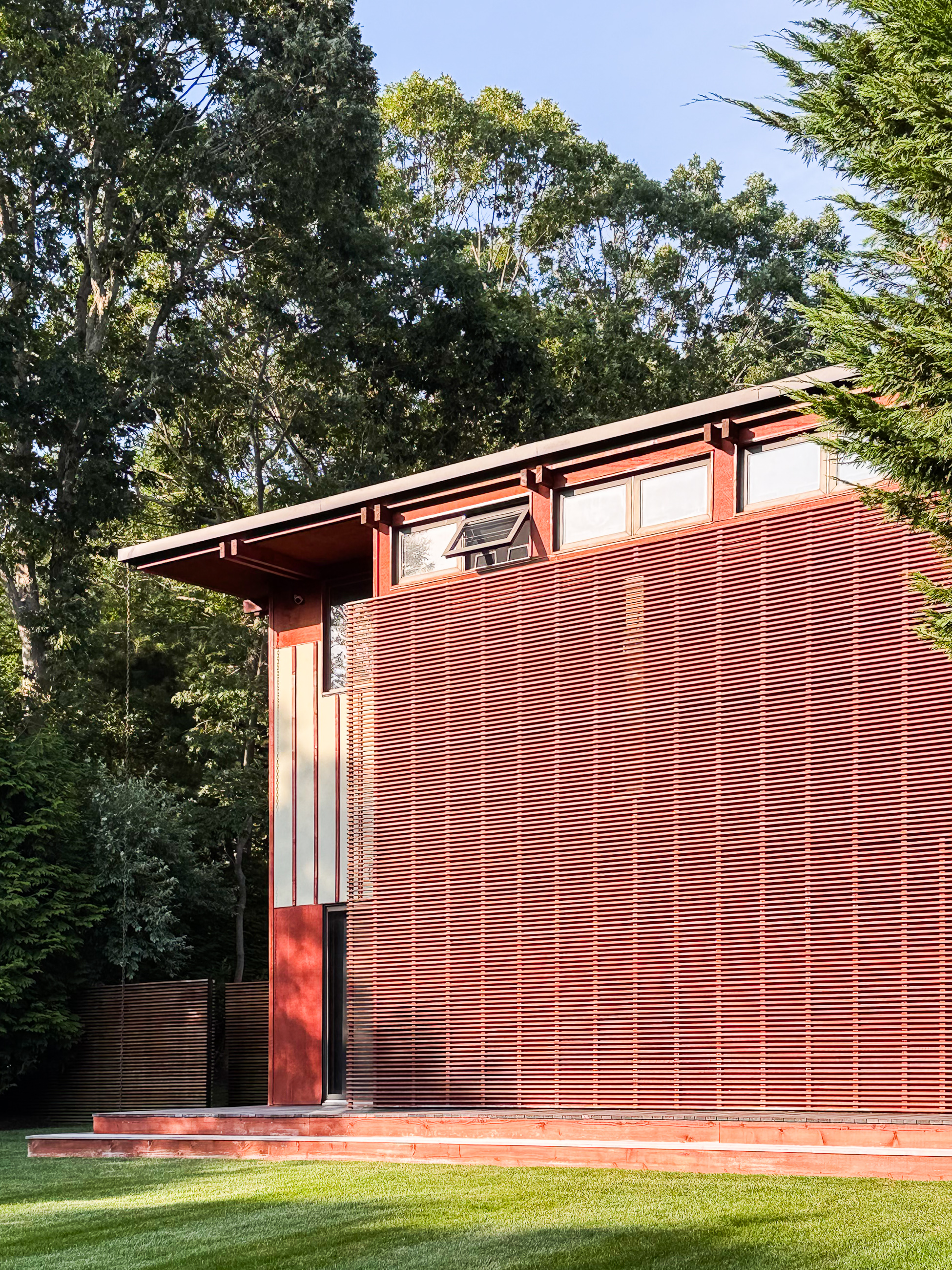 Exterior details of the house at 131 Windward