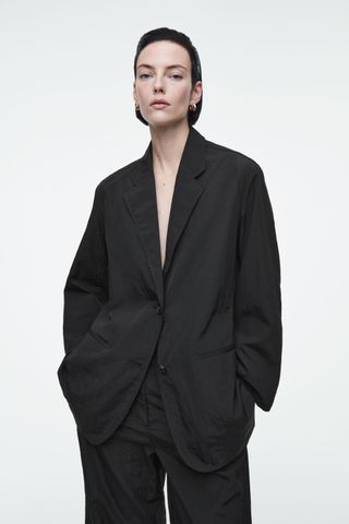 Deconstructed Nylon Blazer