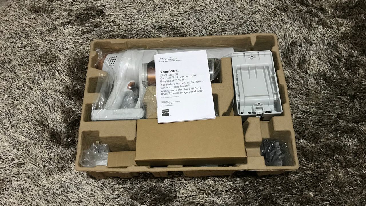 Kenmore cordless vacuum unboxing