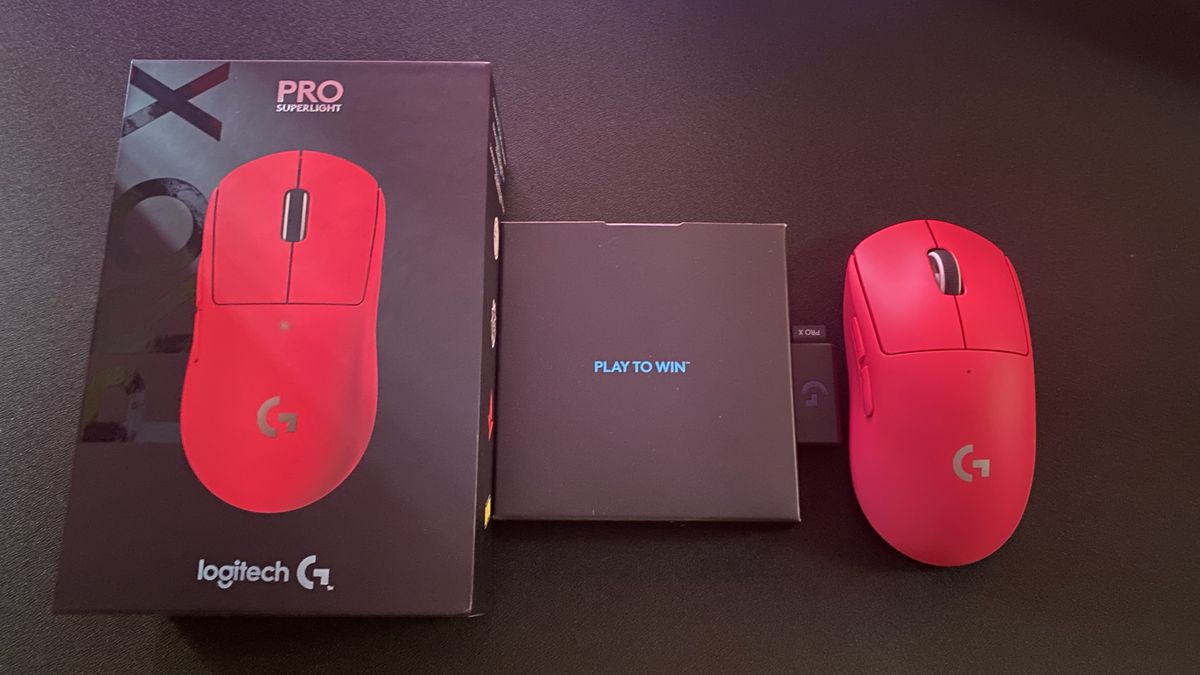 SALEアイテム Gaming GPRO Superlight 赤 25K マウス・トラックボール