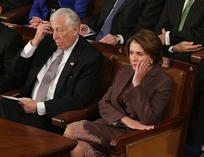 Democrats stage a sit-in on the House floor until they are granted a vote on a gun control bill.