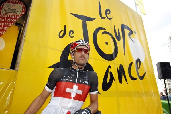 Fabian Cancellara stays cool at the start