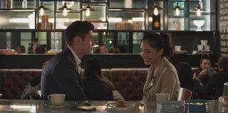 Henry Golding and Constance Wu in Crazy Rich Asians