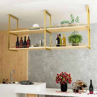 Hanging Shelf with guardrail 