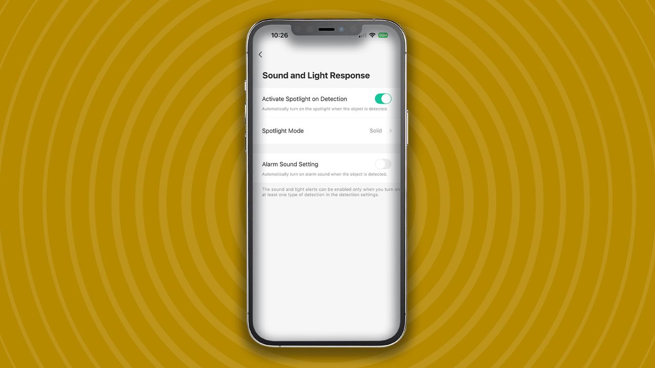 Setting up sound and light sensitivity on IMOU Cell 3C All-in-One Security Camera