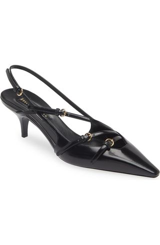 Show Kitten Heel Slingback Pump