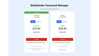 Bitdefender Password Manager pricing July 2023