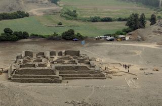 The ruins of El Paraíso in Peru