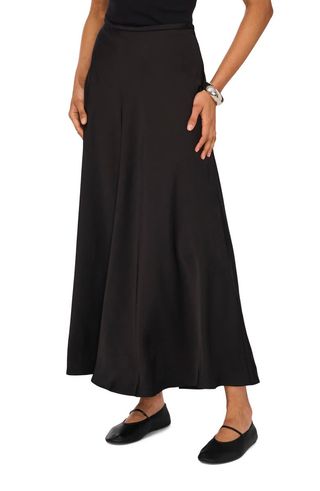 Bias Cut Midi Skirt