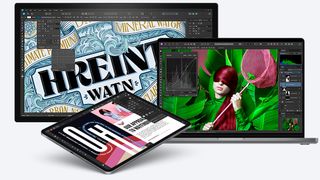The Affinity Version 2 app is used to create art that is displayed on a PC and iPad