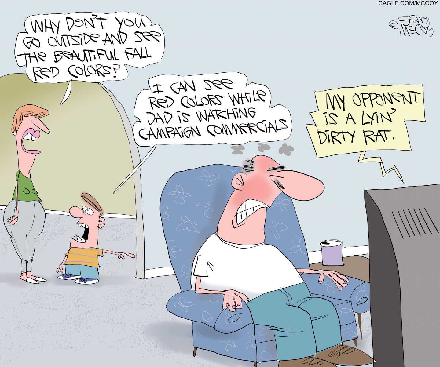 Political cartoon