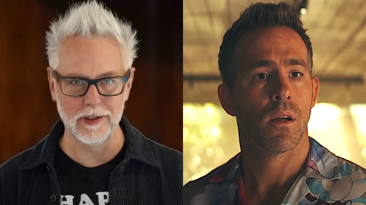 James Gunn speaks about DCU: Chapter 1 in video, while Nolan Booth (Ryan Reynolds) speaks in Red Notice