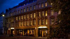 Exterior shot of The Store at dusk