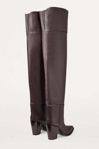 Jimmy Choo Cece 80 Leather Over-the-knee Boots