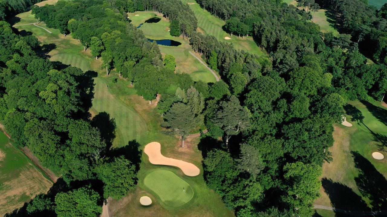 Woburn - Marquess - Hole 16 Aerial