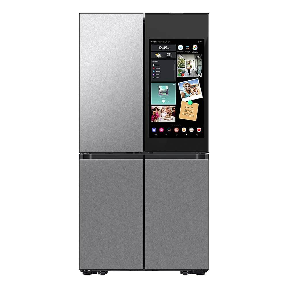 Samsung - 36 In. Wide Bespoke 29 Cu. Ft. 4-Door Flex French Door Smart Refrigerator With Family Hub 32