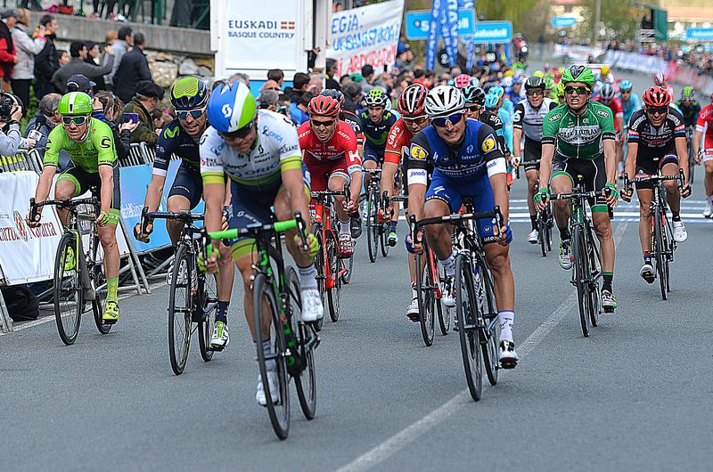Simon Gerrans (Orica-GreenEdge) having finished second