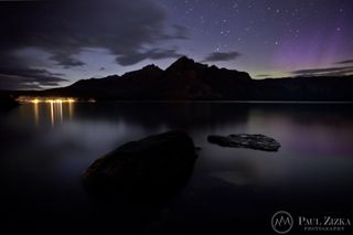 Aurora over Banff National Park, Canada