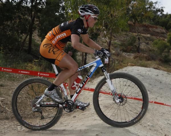 Katherine O'Shea where the course joined onto the 4X track