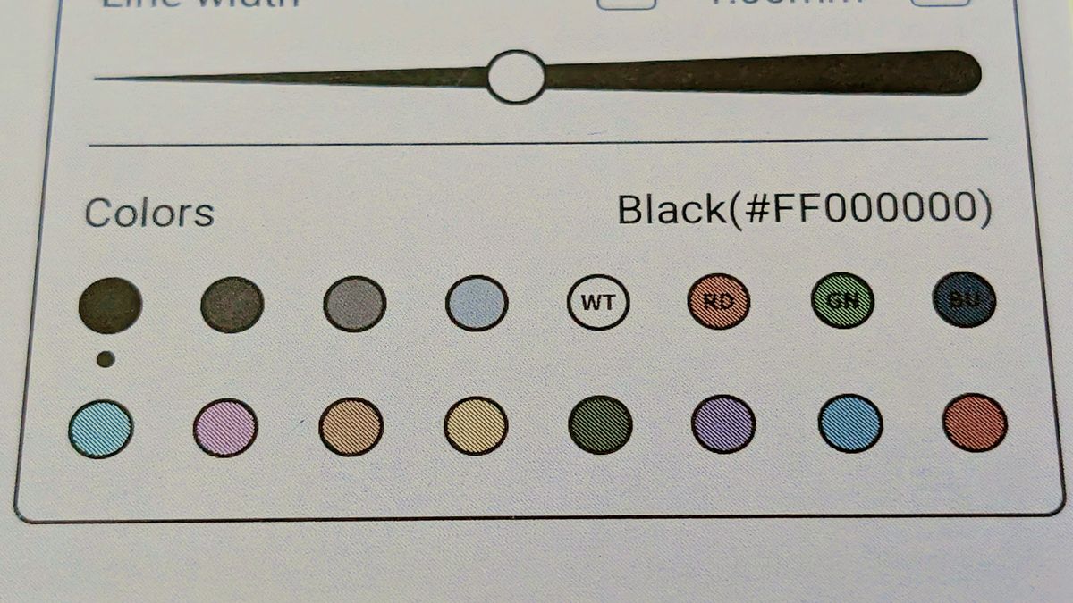 Boox Palma 2 Pro drawing colours