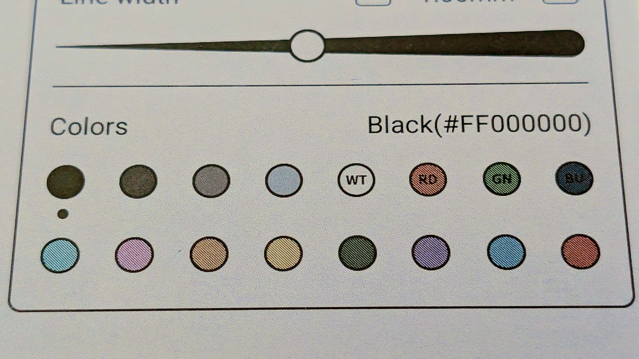 Boox Palma 2 Pro drawing colours