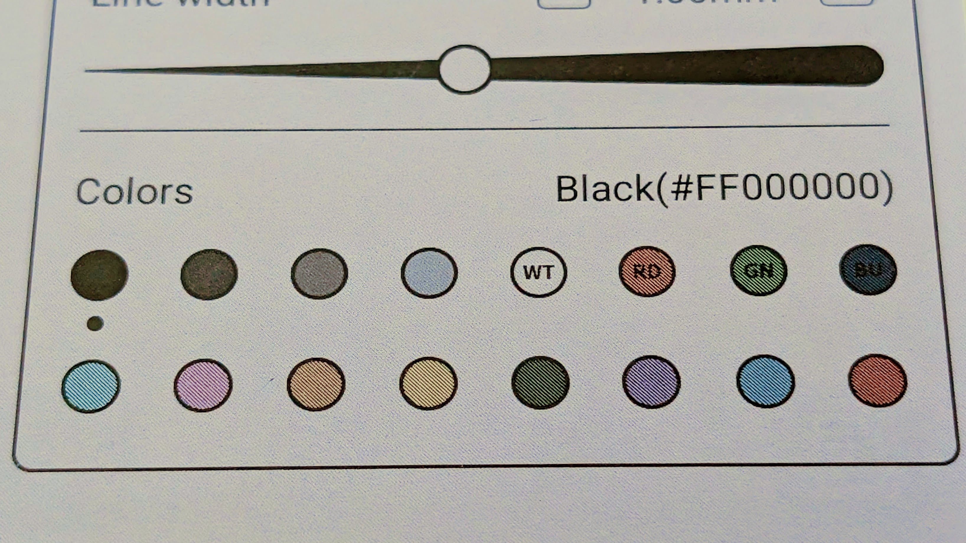 Boox Palma 2 Pro drawing colours