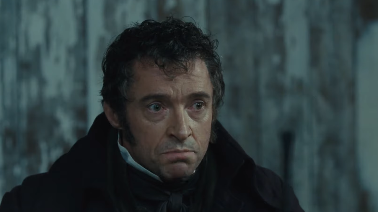 Hugh Jackman in the movie Les Misérables.