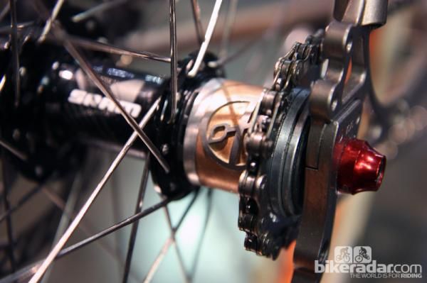 Yipsan Bicycles creator Renald Yip often includes these custom freehub spacers on his custom bikes.