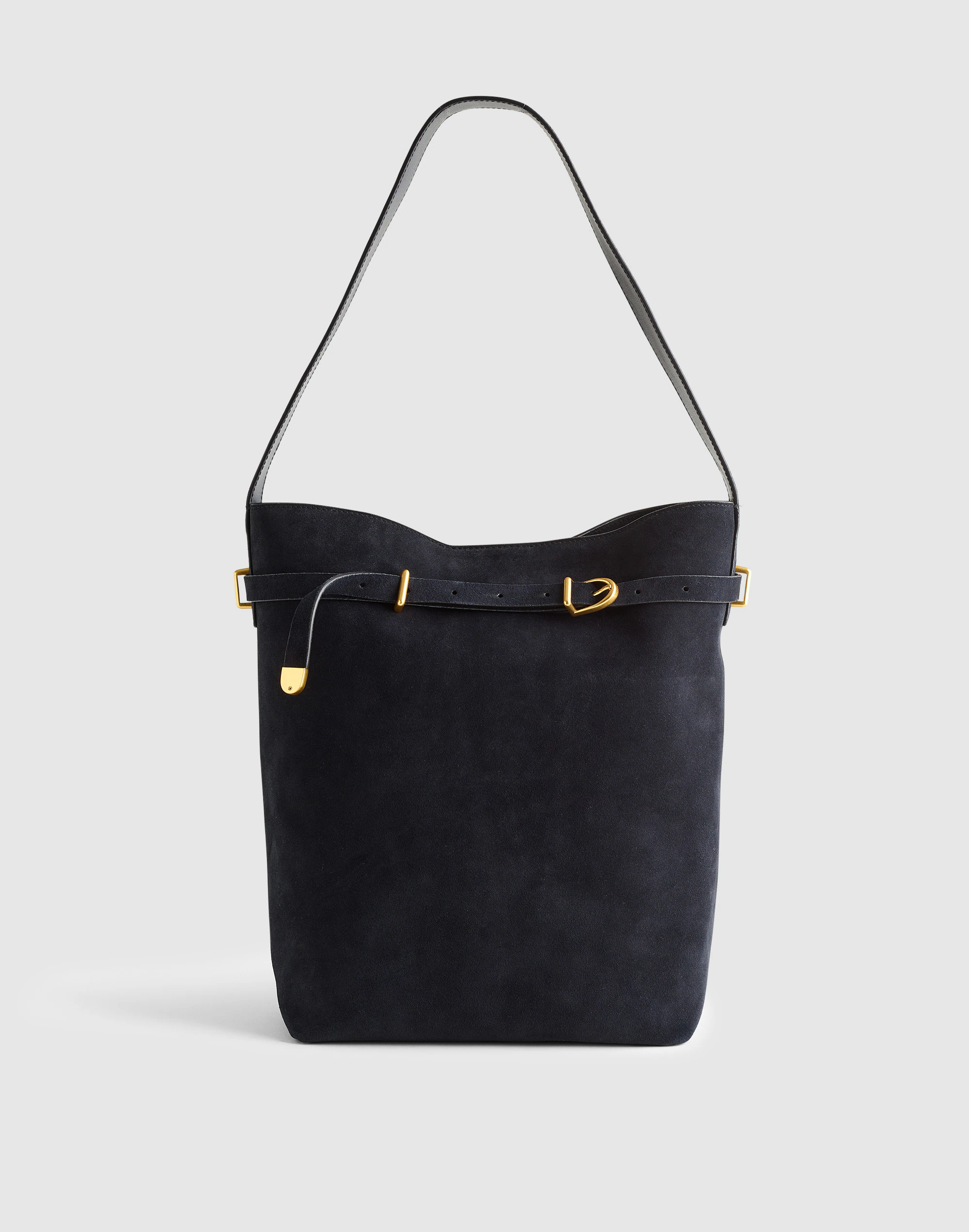 The Essential Belted Bucket Tote