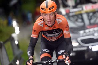 Peter Weening races to win on stage six of the 2016 Tour de Suisse