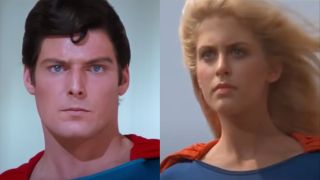 Christopher Reeve's Superman and Helen Slater's Supergirl