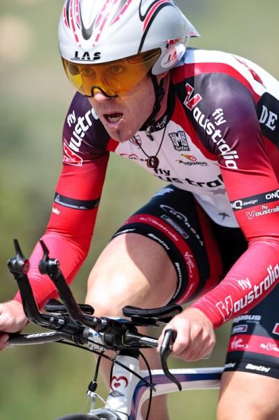 Australia's Ben Day (Fly V Australia) was the quickest over Redlands' opening time trial.