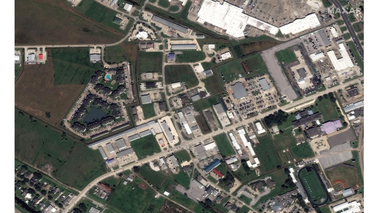 The Louisiana city of Houma pre-Ida.