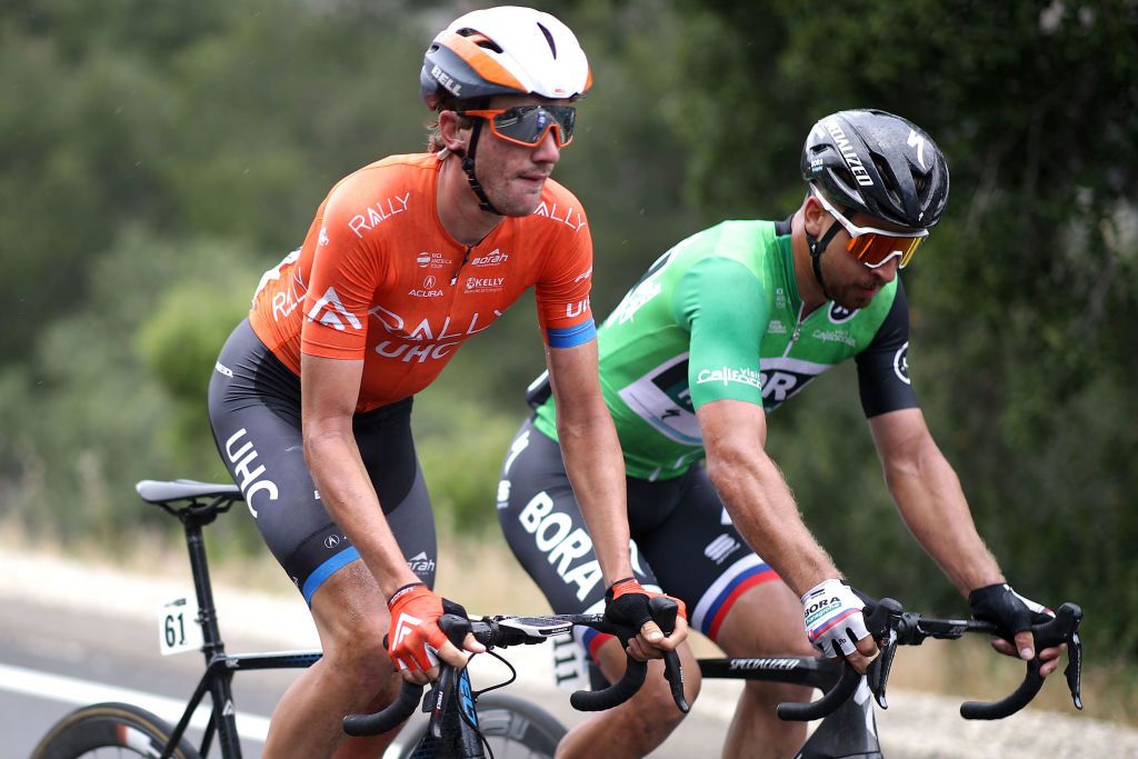 Brandon McNulty at the Tour of California