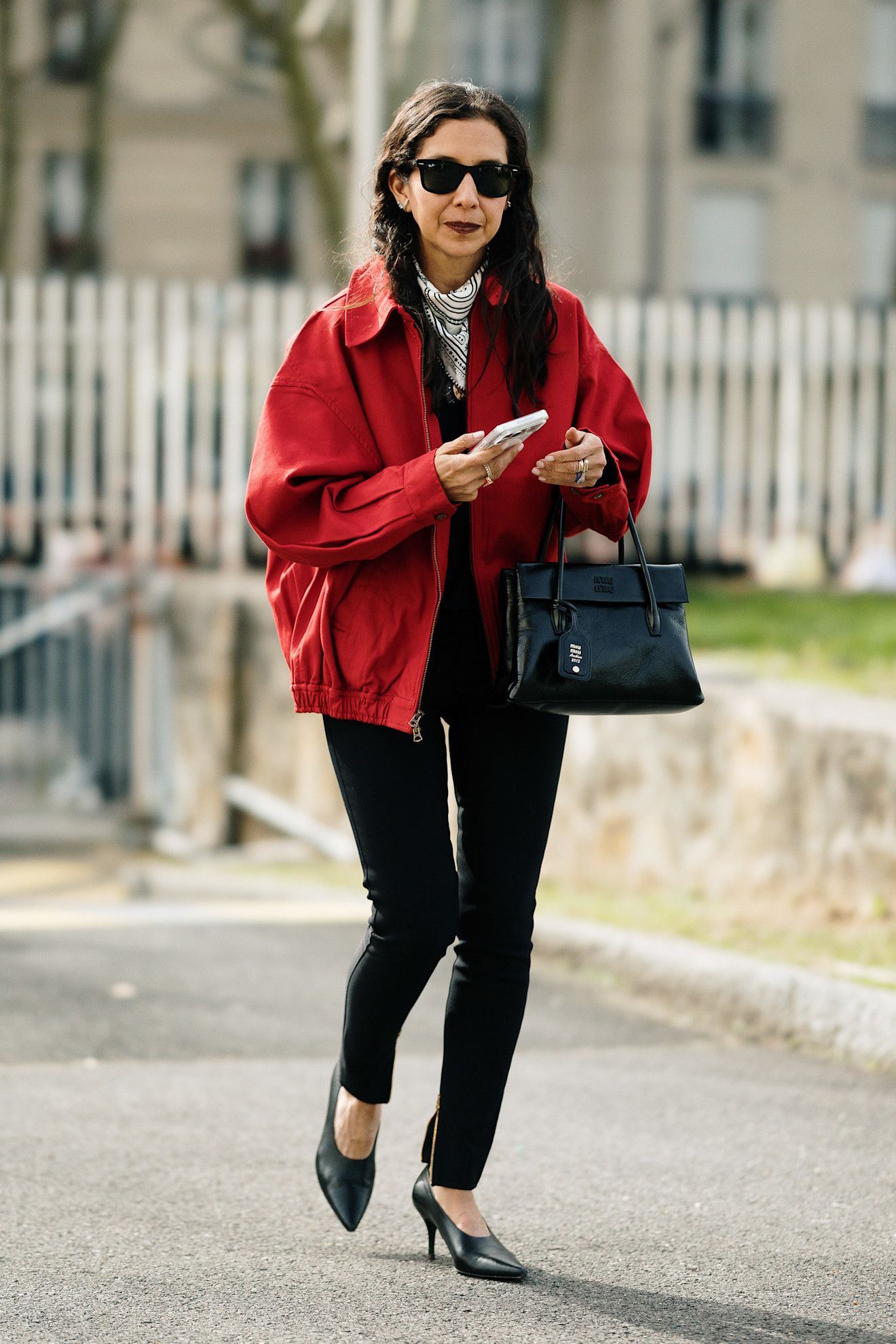 Paris Fashion Week Street Style: red jackets