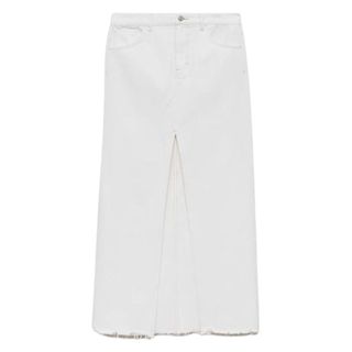 Mango Slit denim skirt