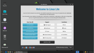 Linux Lite in use