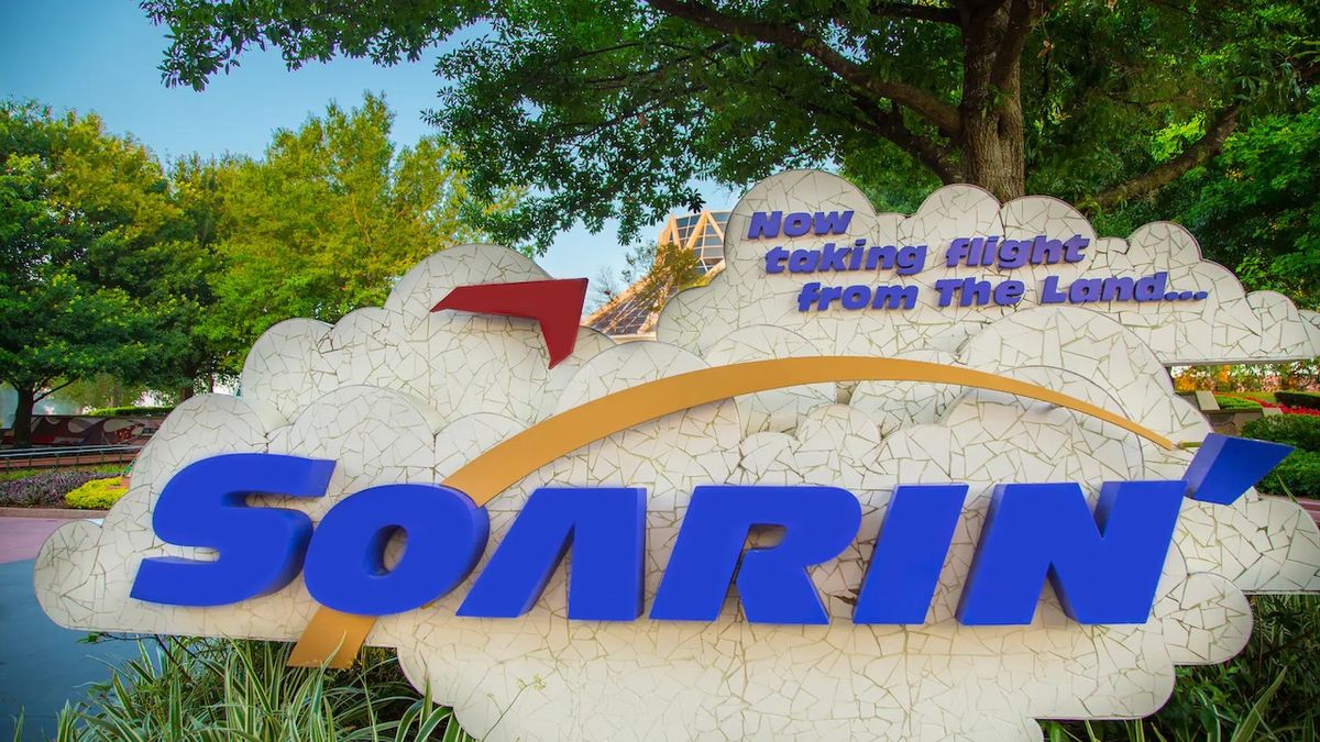 Soarin Around the World signage