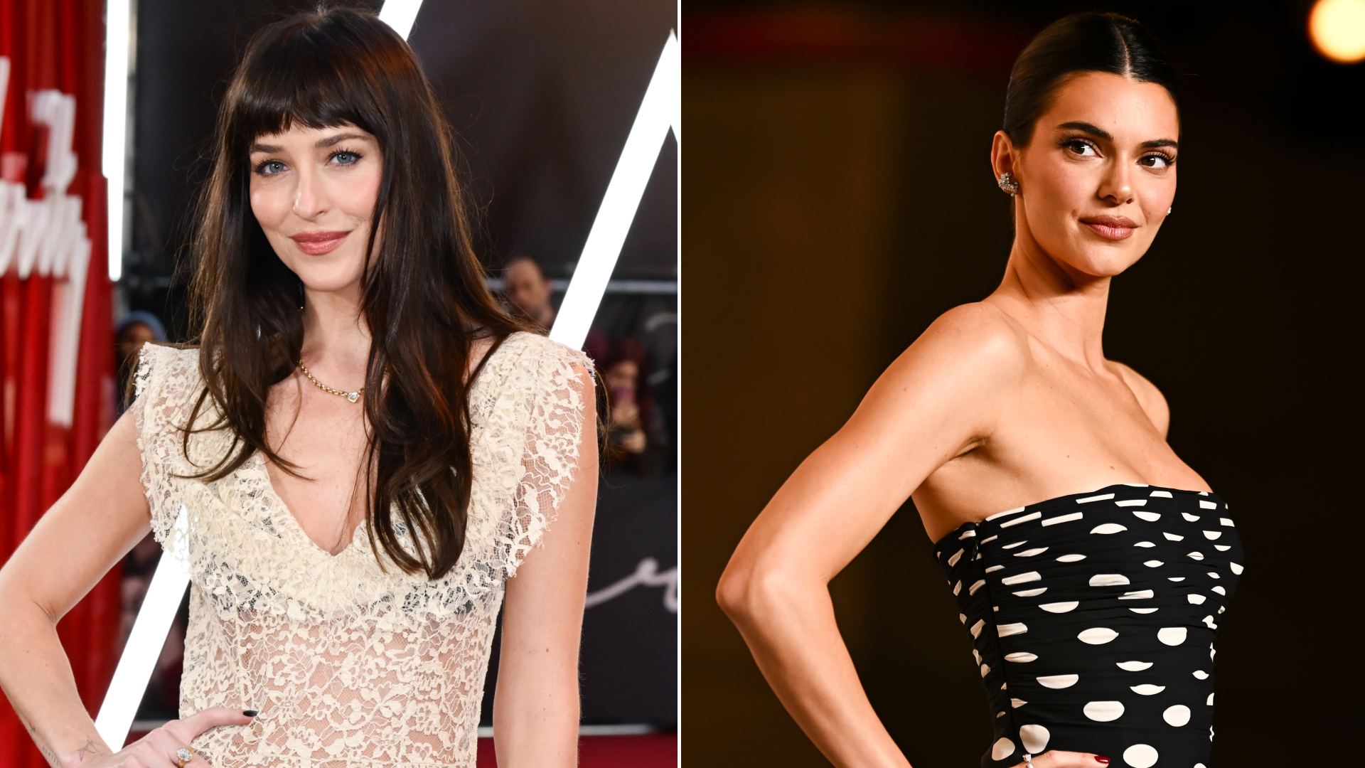 Dakota Johnson and Kendall Jenner grabbed dinner in off-duty outfits and ballet flats