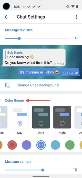 How To Change Telegram Chat Background Theme Step 81
