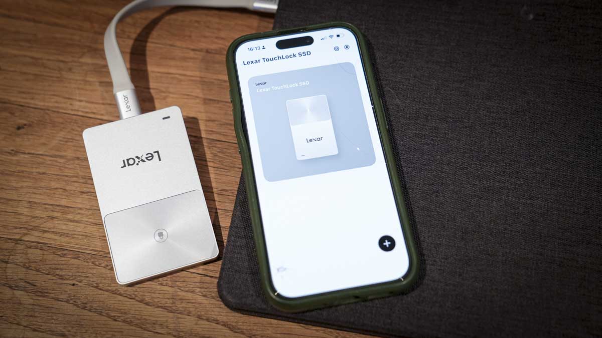 Lexar TouchLock Portable SSD