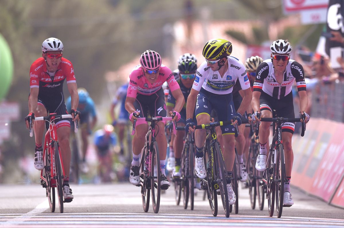 Adam Yates finishes stage 6 in Terme Luigiane