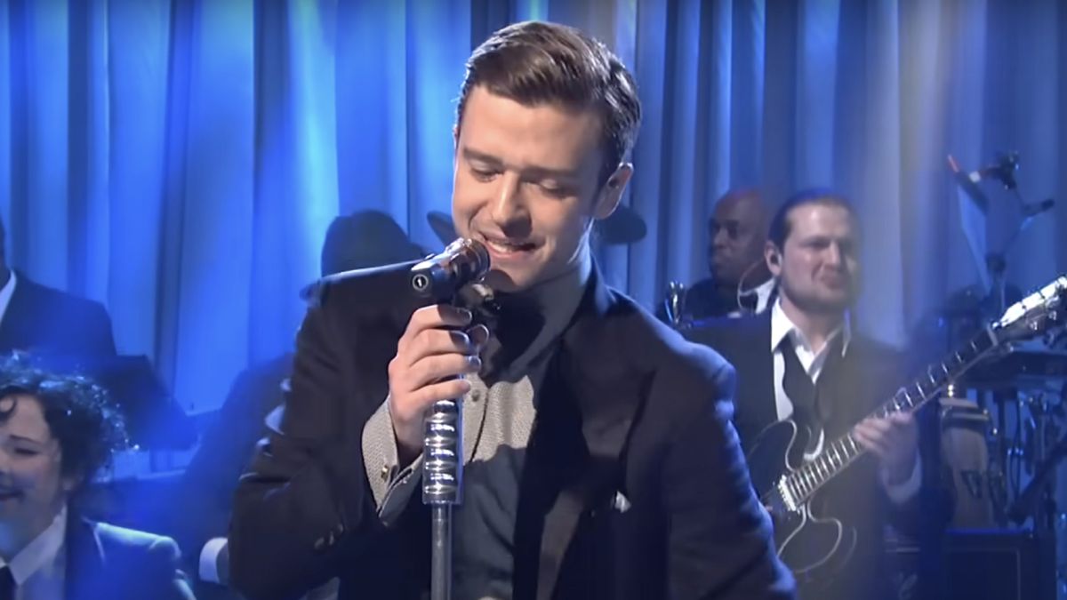 Justin Timberlake performing &quot;Suit and Tie&quot; on SNL