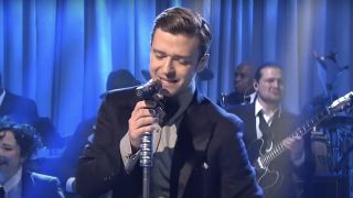 Justin Timberlake performing "Suit and Tie" on SNL