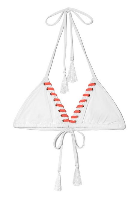 Stitch-edge Bikini Top